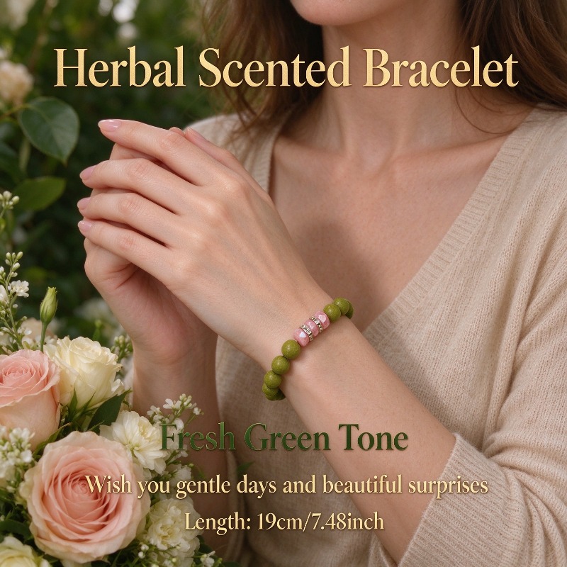 Traditional Tea Fragrance Style Bead Bracelet, Handmade